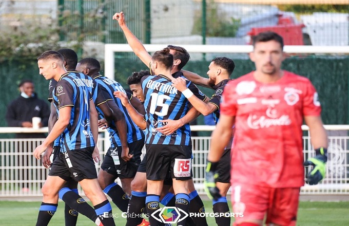 La vidéo du match et des quatre buts entre le FC Chambly et le FC Bastia-Borgo en vidéo 