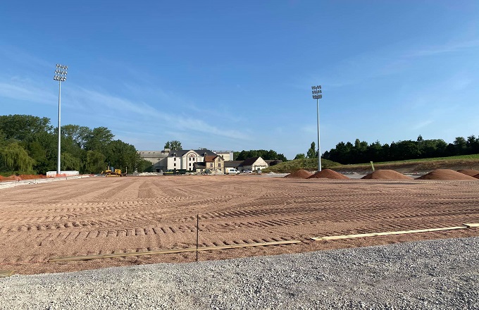 Le chantier du stade du FC Chambly sur « France 3 »
